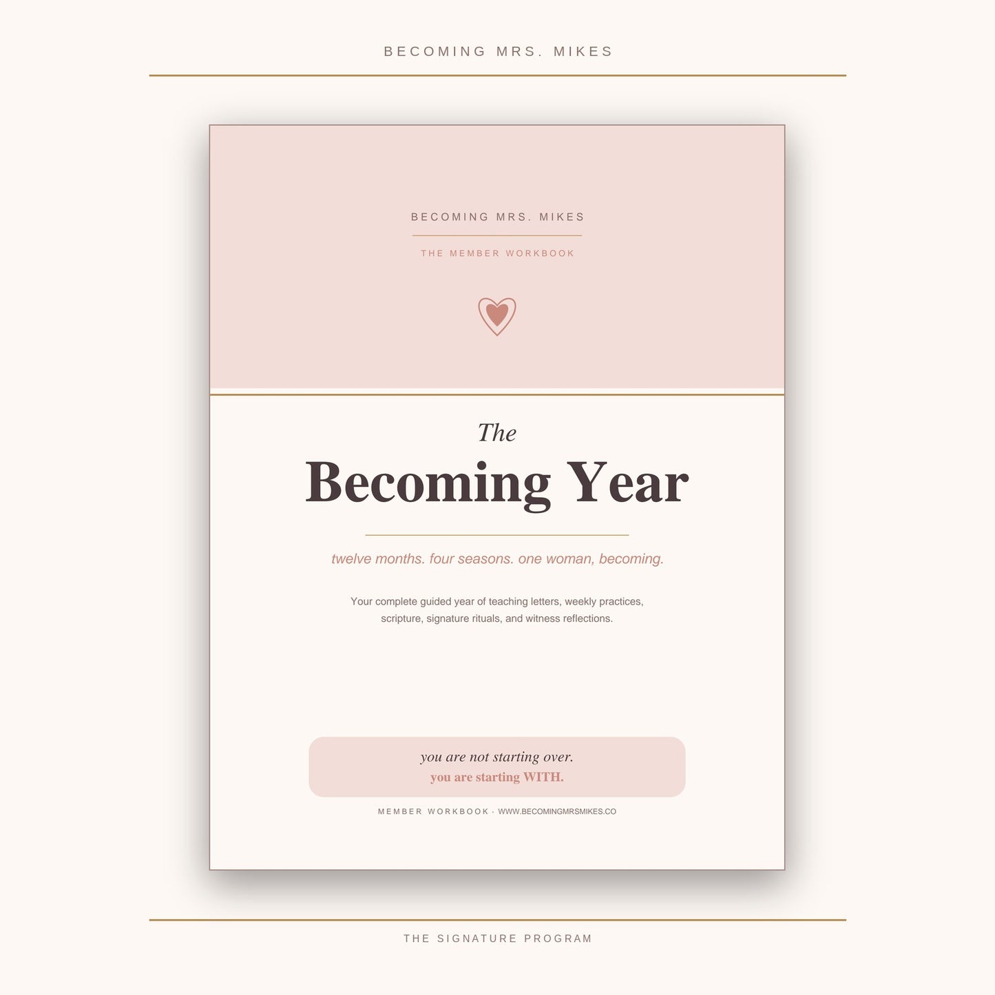 The Becoming Year